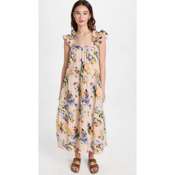 💕THE GREAT.💕 The Dove Dress ~ Bright Grove Floral Print Size 1 = Small - Picture 6 of 16